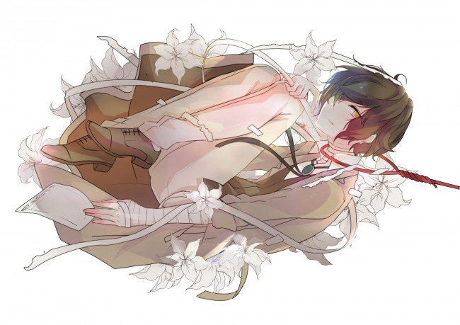 Обои картинки фото аниме, bungou stray dogs, бродячие, псы, литературные, гении