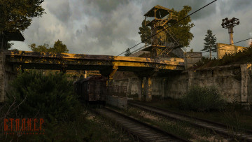 обоя база свободы, видео игры,  shadow of chernobyl, тень, чернобыля, stalker, сталкер, склады, армейские, свободы, база