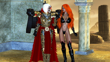 Картинка 3д+графика фантазия+ fantasy девушки фон униформа