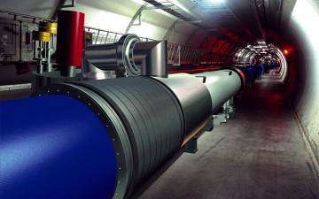 Картинка 3д+графика моделирование+ modeling труба тоннель коллайдер