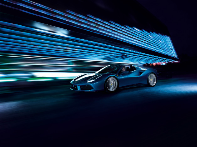 Обои картинки фото автомобили, ferrari, 488