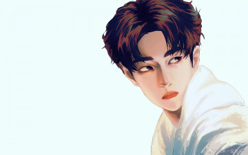 Картинка рисованное люди ван ибо лицо