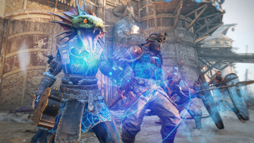 Картинка видео+игры for+honor +wrath+of+the+jormungandr воины существа крепость