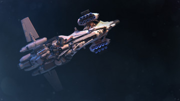 Картинка 3д+графика космические+корабли +звездолеты+ spaceships +starships летательный аппарат