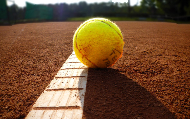 Обои картинки фото спорт, теннис, мяч, корт