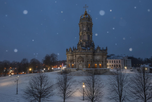 Обои картинки фото города, - православные церкви,  монастыри, зима, снег