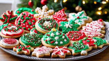 обоя 3д графика, праздники , holidays, рождественское, печенье