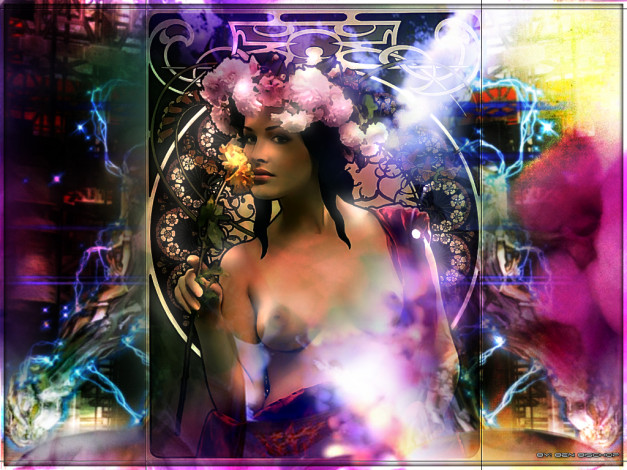 Обои картинки фото фэнтези, девушки