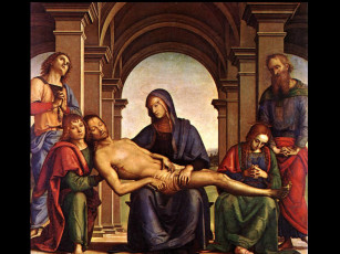 Картинка пьета рисованные pietro perugino