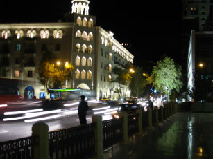 Картинка города огни ночного