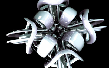 Картинка 3д графика abstract абстракции