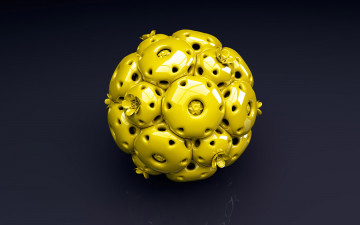 Картинка 3д графика шары