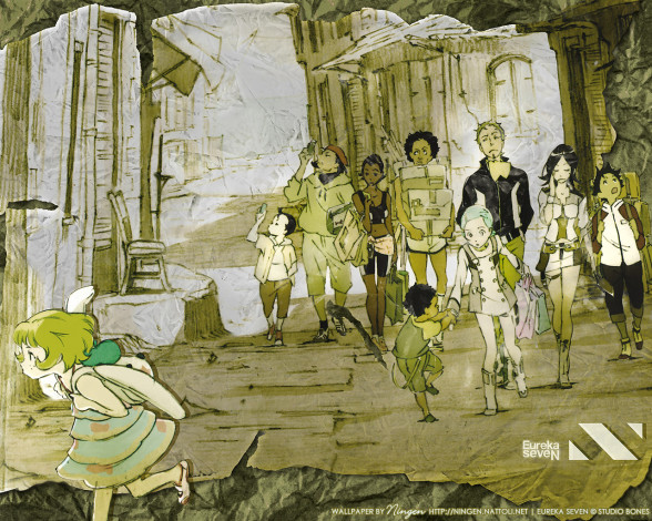 Обои картинки фото аниме, eureka, seven