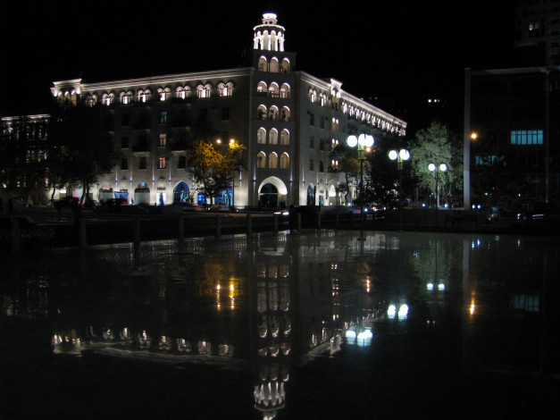 Обои картинки фото города, огни, ночного