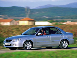 обоя 323, автомобили, mazda