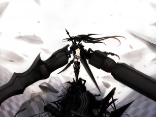 Картинка аниме black rock shooter