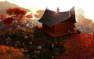 Картинка 3д графика architecture архитектура