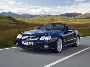 Картинка автомобили mercedes benz sl