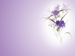 Картинка рисованные цветы