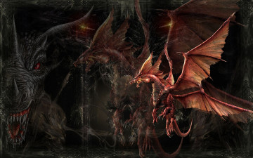 Картинка фэнтези драконы