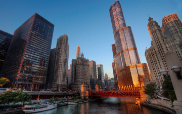Картинка города Чикаго сша