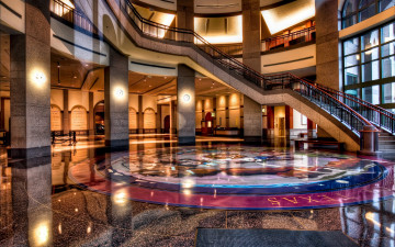 Картинка интерьер холлы лестницы корридоры