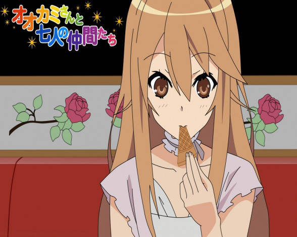 Обои картинки фото аниме, ookami, san, to, shichinin, no, nakama, tachi