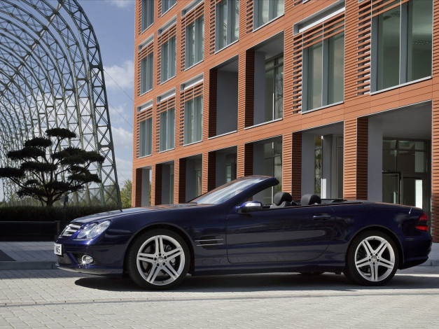 Обои картинки фото автомобили, mercedes, benz, sl