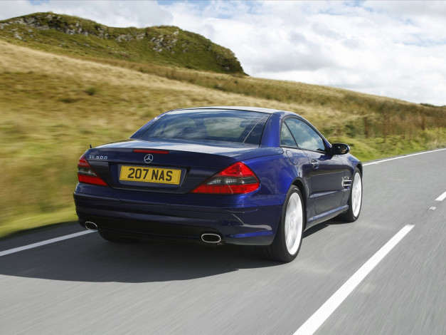 Обои картинки фото автомобили, mercedes, benz, sl