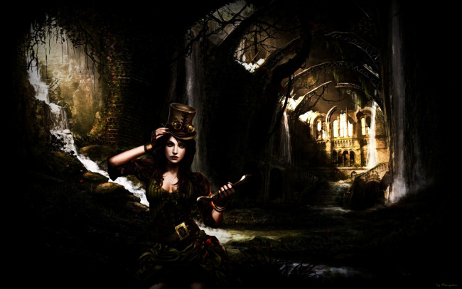 Обои картинки фото фэнтези, девушки