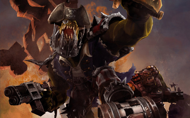 Обои картинки фото warhammer, 40, 000, dawn, of, war, retribution, видео, игры