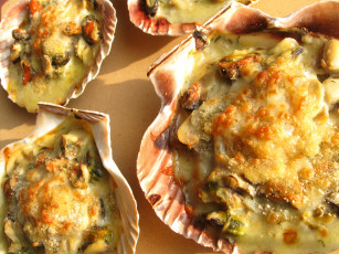 Картинка автор varvarra еда рыбные блюда морепродуктами сыр мидии