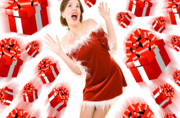 Картинка -Unsort+Снегурочки девушки unsort снегурочки девушка подарки