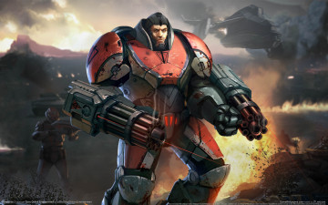 Картинка planetside видео игры космодесант