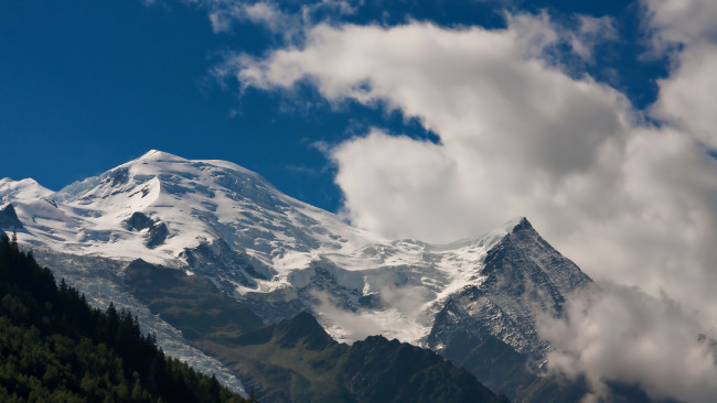 Обои картинки фото природа, горы, облака