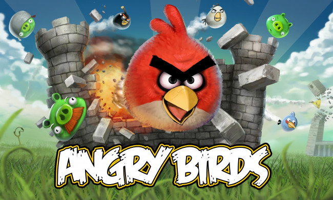 Обои картинки фото angry, birds, видео, игры