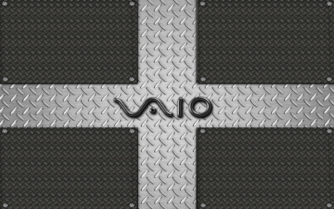 Обои картинки фото компьютеры, vaio, логотип, сетка
