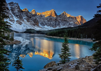 Картинка valley of the ten peaks banff national park природа реки озера горы отражение пейзаж канада canada озеро морейн moraine lake