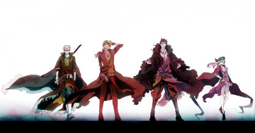 Картинка аниме one piece monkey d luffy eustass kid trafalgar law jewelry bonnie