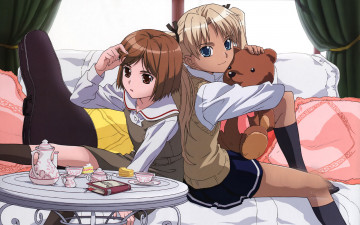 обоя аниме, gun, slinger, girl