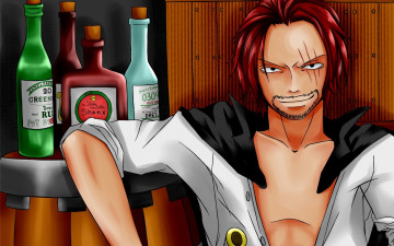 Картинка аниме one piece shanks