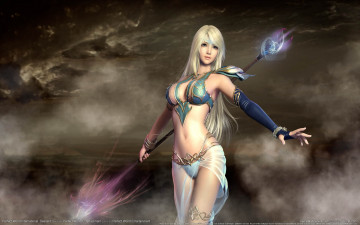 Картинка perfect world international descent видео игры посох девушка магия