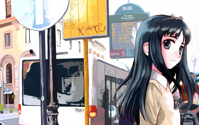 Обои картинки фото аниме, gun, slinger, girl