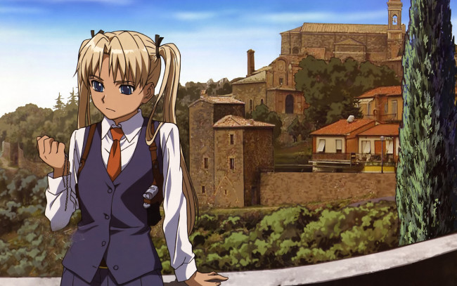 Обои картинки фото аниме, gun, slinger, girl