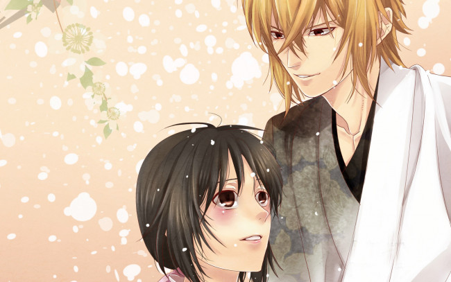 Обои картинки фото аниме, hakuoki