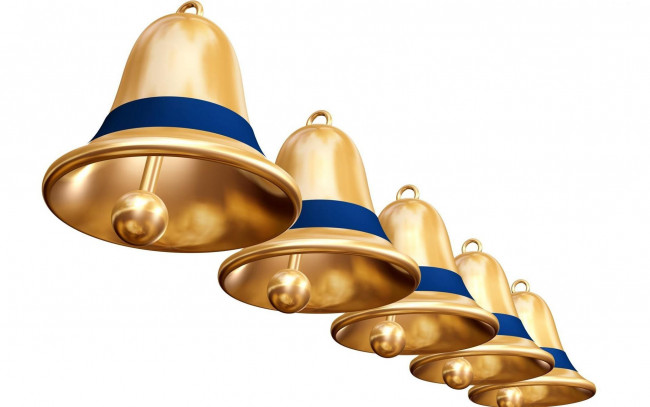 Обои картинки фото праздничные, 3д, графика, новый, год, синий, золотой