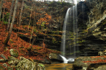 Картинка природа водопады поток вода