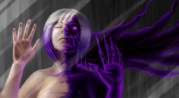 Картинка фэнтези демоны изменение трансформация демон