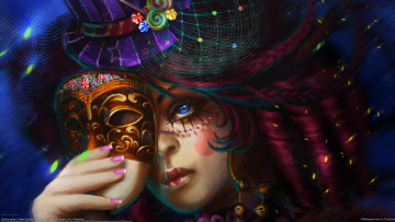 Картинка helen+rusovich фэнтези девушки helen rusovich маска девушка