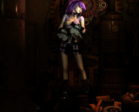 Картинка 3д+графика люди+ people фон взгляд девушка